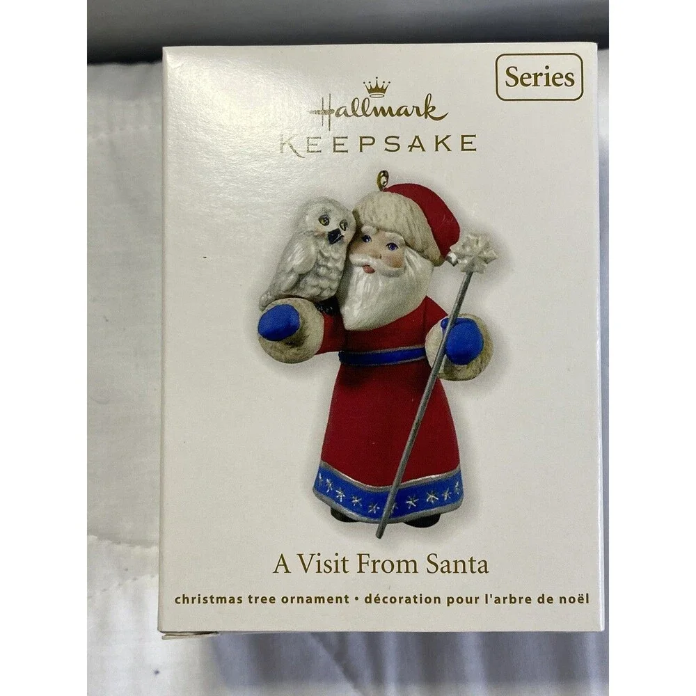 2011 Hallmark Keepsake Ornament 3rd in A Visit From Santa Series Owl
